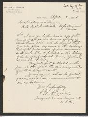 k.k. naturhistorisches Hofmuseum, Intendanzakten 1885-1896 (Hauer), Aktenzahl Z.261/1888, Seite 1